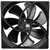 Кулер для корпуса /  Thermalright TL-C14C  (140x140x25mm,  4-pin PWM,  75.8CFM,  26.4dBA,  1500RPM,  Black)
