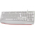 Defender Проводная клавиатура Atom HB-546 RU, белый, 104+FN, 1.8м