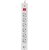 Buro BU-SP3_USB_2A-W Сетевой фильтр,  3м,  6 розеток,  белый