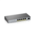Zyxel GS1350-6HP,  4xGE PoE+,  1xGE PoE++  (802.3bt),  1xSFP,  бюджет PoE 60 Вт,  дальность передачи питания до 250 м,  автоперезагрузка PoE-портов,  повышенная защита от перенапряжений
