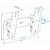 Кронштейн Holder /  22-47" макс 200x200,  наклон -19+22°,  от стены 60мм,  вес до 30кг