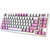 Клавиатура беспроводная Keyboard MSI FORGE GK600 TKL,  Wireless,  Mechanical Linear Switches,  RGB LED,  4000mA / h,  Violet