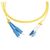 Hyperline FC-D2-9-LC / UR-SC / UR-H-2M-LSZH-YL  (FC-9-LC-SC-UPC-2M) Патч-корд волоконно-оптический  (шнур) SM 9 / 125  (OS2),  LC / UPC-SC / UPC,  duplex,  LSZH,  2 м