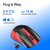 Мышь Oklick 485MW черный / красный оптическая  (1200dpi) беспроводная USB  (2but)