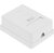 Настенная информационная розетка RJ45 8P8C,  кат.5Е,  UTP,  1-порт,  белая