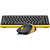 Клавиатура + мышь A4Tech Fstyler F1110 клав:черный / желтый мышь:черный / желтый USB Multimedia  (F1110 BUMBLEBEE)