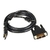Кабель DVI-D- HDMI  24M / 19M   5м,  золотые контакты,  ферритовые кольца.
