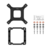 Кулер для процессора DEEPCOOL AG400 BK ARGB V2 LGA1851 / 1700 / 1200 / 115X / AM5 / AM4  (18шт / кор,  TDP 220W,  PWM,  ARGB Fan 120mm,  4 тепл. трубки,  черный) RET