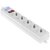 Power Cube SPG-B-10-WHITE Сетевой фильтр 3m,  белый,  5 розеток