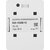 Настенная информационная розетка RJ45 8P8C,  кат.5Е,  UTP,  1-порт,  белая