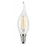 GAUSS 104801207 Светодиодная лампа LED Filament Свеча на ветру E14 7W 580lm 4100К 1 / 10 / 50