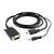 Cablexpert Кабель HDMI-VGA 19M / 15M + 3.5Jack,  1.8м,  черный,  позол.разъемы,  пакет  (A-HDMI-VGA-03-6)