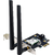 адаптер ASUS PCE-BE6500  /  /  WI-FI 7 802.11be,  2882 + 688Mbps,  PCI-E Adapter,  2 antenna