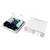 Hyperline SB1-2-8P8C-C5e-WH Розетка компьютерная RJ-45 (8P8C),  категория 5e,  двойная,  внешняя,  Dual IDC