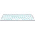 Клавиатура A4Tech Fstyler FX61 белый / синий USB slim Multimedia LED  (FX61 WHITE)