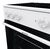 Плита Электрическая Gorenje GEC6A11WG белый стеклокерамика  (без крышки)