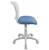 Кресло детское Бюрократ CH-W296NX / 26-24 спинка сетка белый TW-15 сиденье голубой 26-24