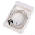 Rexant  (18-7061) Кабель USB-A – Lightning для Apple,  2, 4А,  1м,  в белой нейлоновой оплетке