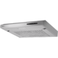 Вытяжка HOMSair HORIZONTAL 50 Inox /  подвесная,  ползунковое управление,  3 скорости,  до 12 м2,  45 дБ,  светодиодное LED-освещение,  угольный фильтр CF152  (H) 1 шт,  420 м3 / ч,  ШхДхВ: 500х465х80 мм, нерж. сталь