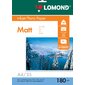 Бумага Lomond A4 180г / м2 25л., матовая  (0102037)