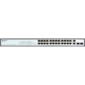 Коммутатор /  Smart Managed Switch 24x100Base-TX PoE,  2xCombo 1000Base-T / SFP,  PoE Budget 280W,  19" w / brackets