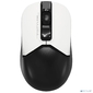 Мышь A4Tech Fstyler FG12 Panda белый / черный оптическая  (1200dpi) беспроводная USB  (3but)