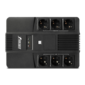 UPS POWERMAN Brick 600,  line-interactive,  600VA,  360W,  3 eurosockets with backup power,  3 eurosockets with surge protection RJ45  /  RJ11,  battery 12V 7Ah 1 pc.,  293mm x 202mm x 93mm,  4.5 kg.