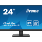 Монитор жидкокристаллический Iiyama Монитор LCD 23.8'' 16:9 1920х1080 (FHD) IPS,  nonGLARE,  250cd / m2,  H178° / V178°,  1000:1,  5М:1,  16.7M,  4ms,  VGA,  HDMI,  DP,  Tilt,  Speakers,  3Y,  Black