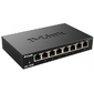 D-Link DGS-1008D / K2A,  L2 Unmanaged Switch with 8 10 / 100 / 1000Base-T ports.8K Mac address,  Auto-sensing,  802.3x Flow Control,  Stand-alone,  Auto MDI / MDI-X for each port,   802.1p QoS,  D-link Green techno