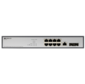 Коммутатор /  Managed L2 Switch 8x1000Base-T,  2x1000Base-X SFP,  RJ45 Console,  19" w / brackets