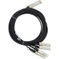 Кабельная сборка SNR Direct Attach Twinax Cable  (DAC),  40Gb QSFP-40G->4xSFP+ 10Gb,  3м,  SNR-QSFP-40G-4xSFP+DAC-3