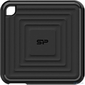 Накопитель SSD Silicon Power USB-C 512Gb SP512GBPSDPC60CK PC60 1.8" черный