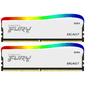 Комплект модулей памяти,  Kingston,  FURY Beast RGB KF436C17BWAK2 / 16  (Kit 2x8GB),  DDR4,  16GB,  DIMM <PC4-28800 / 3600MHz>,  Белый