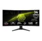 Монитор MSI 34" MAG 346CQ 1500R,  Black,  21:9,  VA,  UWQHD,  1ms,  180Hz,  300cd,  HDMI,  DP