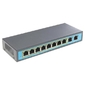 ORIENT SWP-7508POE / 2P,  PoE коммутатор 8 портов,  8xPoE 100Mbps + 2xUplink 10 / 100Mbps,  Bandwidth 2.0Gbps,  PoE-A  (1 / 2+, 3 / 6-),  IEEE802.3af / at,  до 144Вт,  дальность 100 / 250 метров,  внешний БП  (30620)