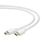 Кабель HDMI Cablexpert CC-HDMI4-W-6,  19M / 19M,  v2.0,  медь,  позол.разъемы,  экран,  1.8м,  белый,  пакет
