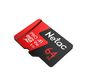Флеш-накопитель NeTac Карта памяти Netac MicroSD P500 Extreme Pro 64GB,  Retail version card only