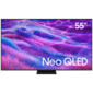Телевизор QLED Samsung 55" QE55QN80FAUXRU Q серебристый 4K Ultra HD 120Hz DVB-T2 DVB-C DVB-S2 USB WiFi Smart TV