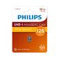 Флеш карта microSD 128GB PHILIPS High Speed  microSDHC Class UHS-I U3,  V30,  A1,  100MB / s