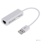 Bion Переходник с кабелем USB A - RJ45,  100мб / с,  длинна кабеля 10 см,  белый [BXP-A-USBA-LAN-100]