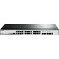 Коммутатор D-Link Gigabit Stackable SmartPro Switch with 24 10 / 100 / 1000Base-T PoE ports,  2 Gigabit SFP,  2 10G SFP+  ports