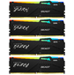 Память оперативная /  Kingston 64GB 5200MT / s DDR5 CL40 DIMM  (Kit of 4) FURY Beast RGB XMP