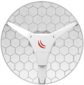 MikroTik Wireless Wire Dish  (Pair of preconfigured LHGG-60ad devices for 60Ghz link  (60GHz antenna,  802.11ad wireless,  four core 716MHz CPU,  256MB RAM,  1x Gigabit LAN,  RouterOS L3,  POE,  PSU) for