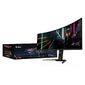 Монитор 49" Gigabyte AORUS CO49DQ-EK Gaming monitor Black  (OLED,  5120x1440,  HDMI+HDMI+DP+Type C,  0.03 ms,  178° / 178°,  250 cd / m,  1500000:1,  2xUSB3.2,  144Hz,  Curved)  (20VM0-CO49DQBT-1EKR)
