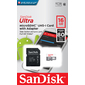 SanDisk SDSQUNS-016G-GN3MA Флеш карта microSD 16GB SanDisk microSDHC Class 10 Ultra Android  (SD адаптер) 80MB / s