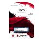 Твердотельный накопитель /  Kingston SSD NV3,  1000GB,  M.2 (22x80mm),  NVMe,  PCIe 4.0 x4,  3D TLC,  R / W 6000 / 4000MB / s,  TBW 320,  DWPD 0.3  (3 года)