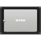 Шкаф коммутационный NTSS LIME  (NTSS-WL6U5535GS-BL) настенный 6U 550x350мм пер.дв.стекл несъемн.бок.пан. 30кг черный