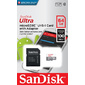 Флеш карта microSD 64GB SanDisk microSDXC Class 10 Ultra  (SD адаптер) UHS-I 100MB / s