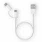 Кабель Xiaomi Провод-переходник Mi 2-in-1 USB Cable Micro USB to Type C 100cm