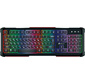 Клавиатура Oklick 717G черный / серый USB Multimedia LED